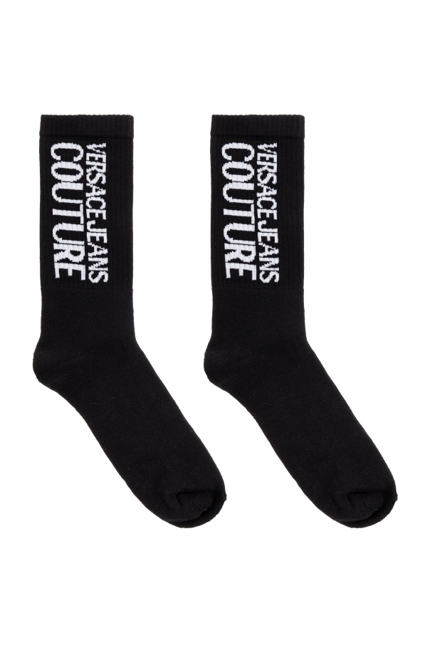 Versace Jeans Couture Cotton socks with logo
