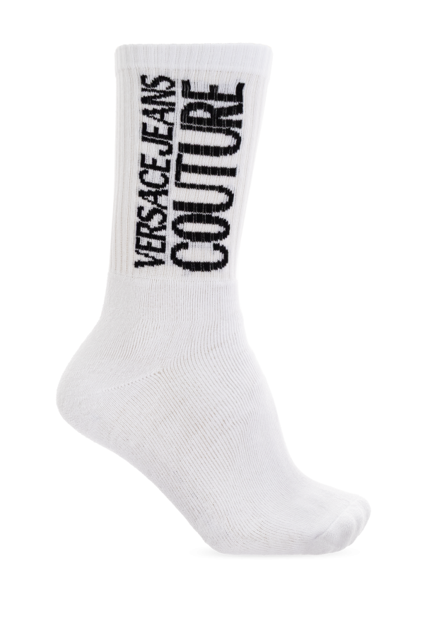 Cotton socks with logo, zdjęcie 1 Cotton socks with logo od Versace Jeans Couture