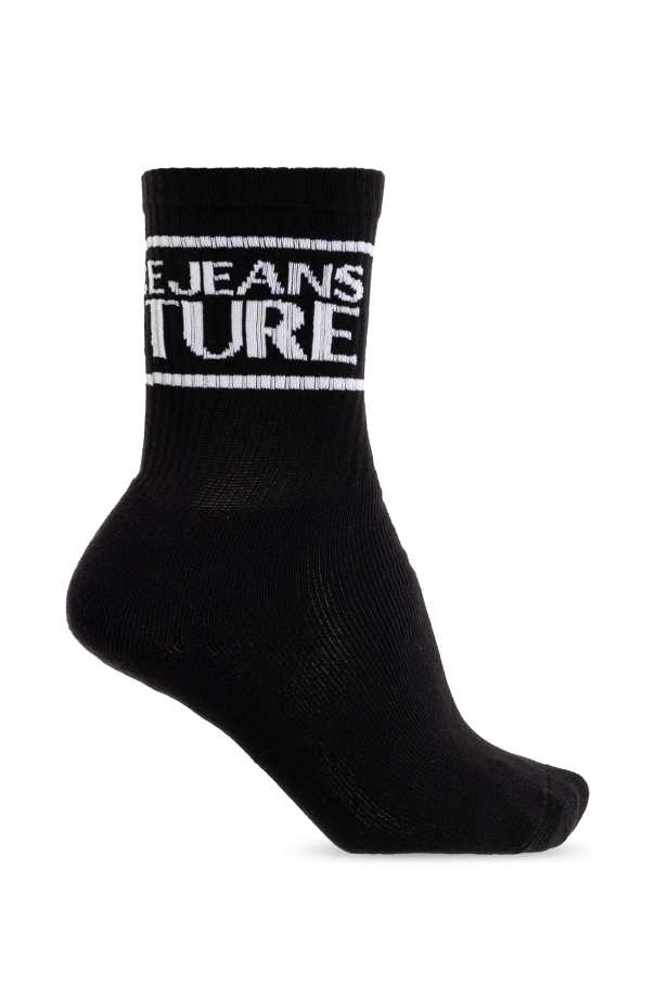 Cotton socks with logo, zdjęcie 1 Cotton socks with logo od Versace Jeans Couture