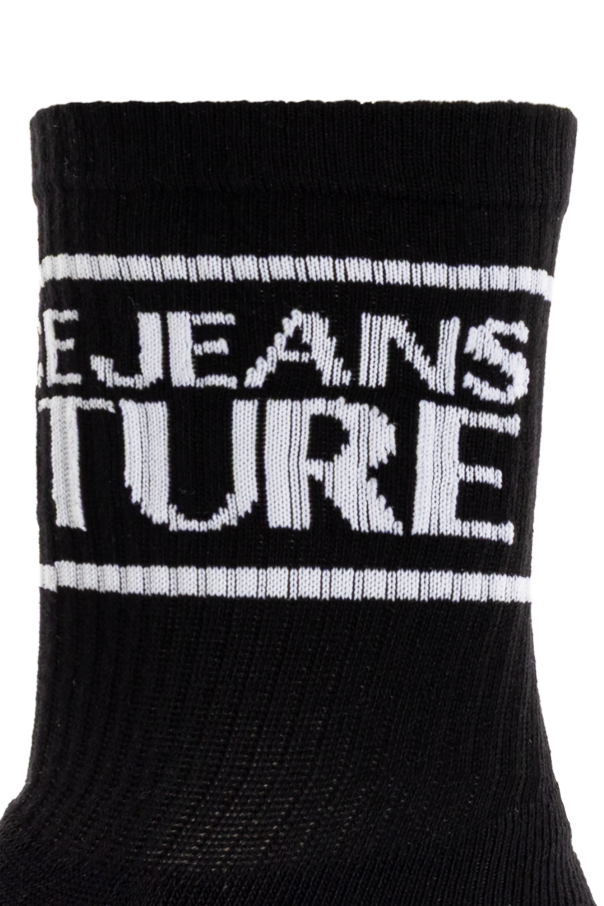 Versace Jeans Couture Baumwollsocken mit Logo