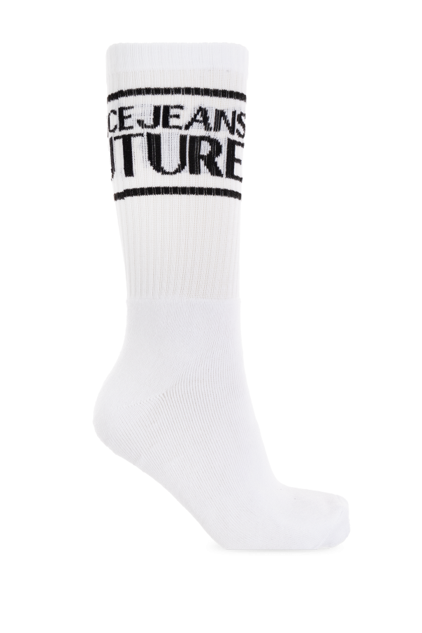 Cotton socks with logo, zdjęcie 1 Cotton socks with logo od Versace Jeans Couture
