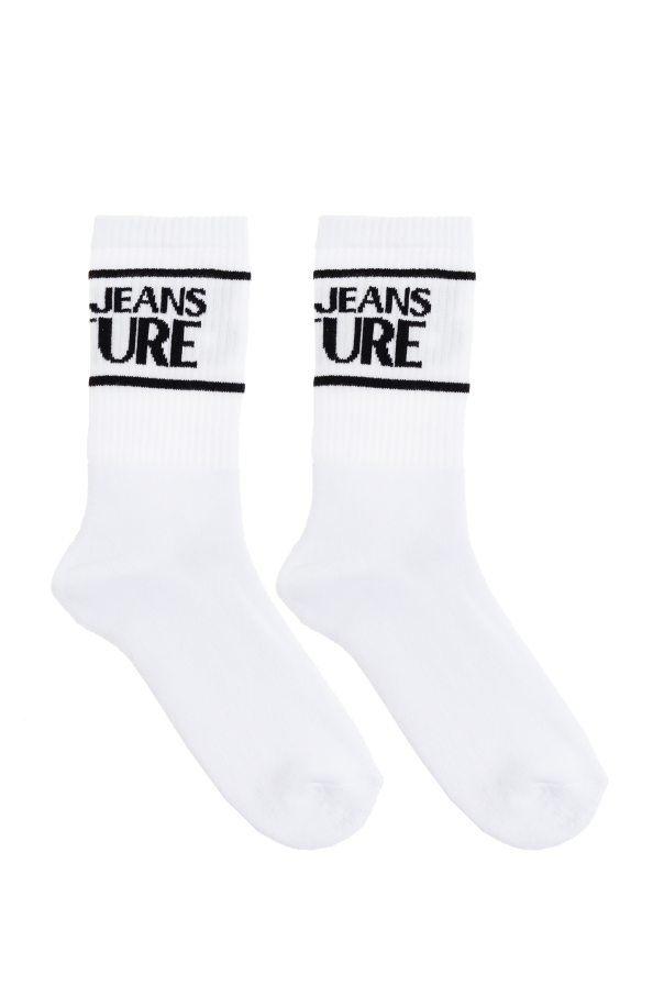 Versace Jeans Couture Cotton socks with logo