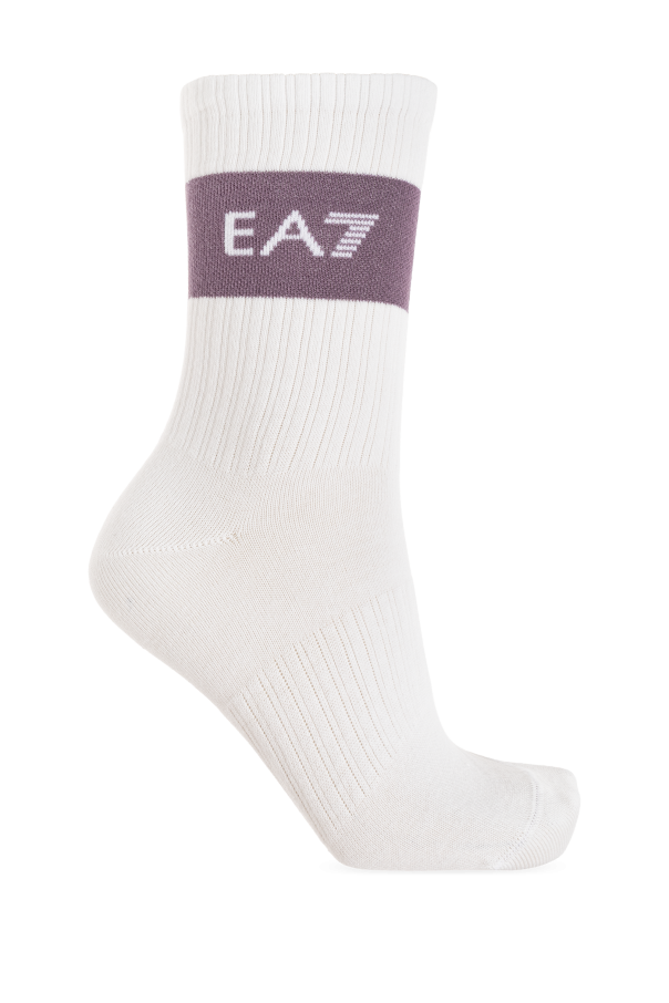 EA7 Emporio Armani 2-pack socks with logo