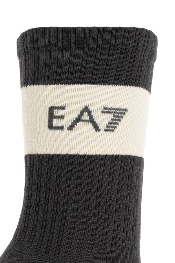 EA7 Emporio Armani Two-pack of socks with logo