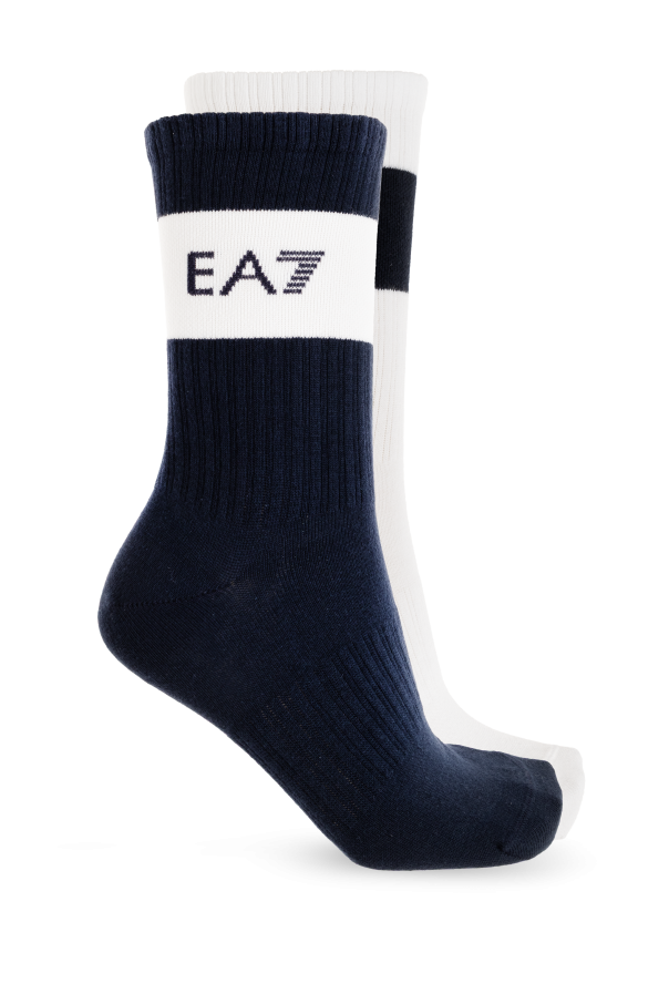 2-pack of socks with logo od EA7 Emporio Armani