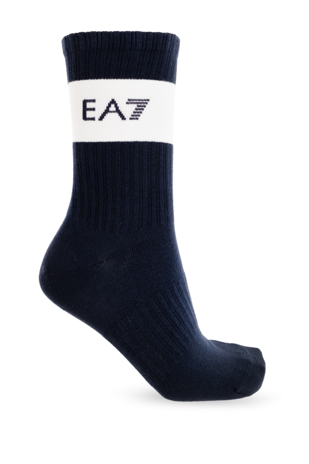 EA7 Emporio Armani 2-pack of socks with logo