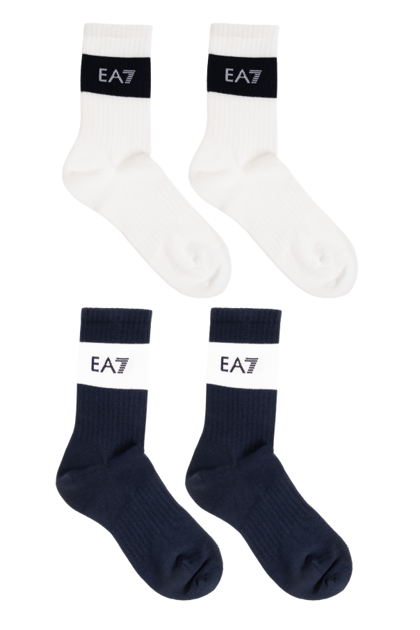 EA7 Emporio Armani 2-pack of socks with logo