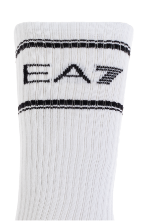 Pack de tres calcetines con logo od EA7 Emporio Armani
