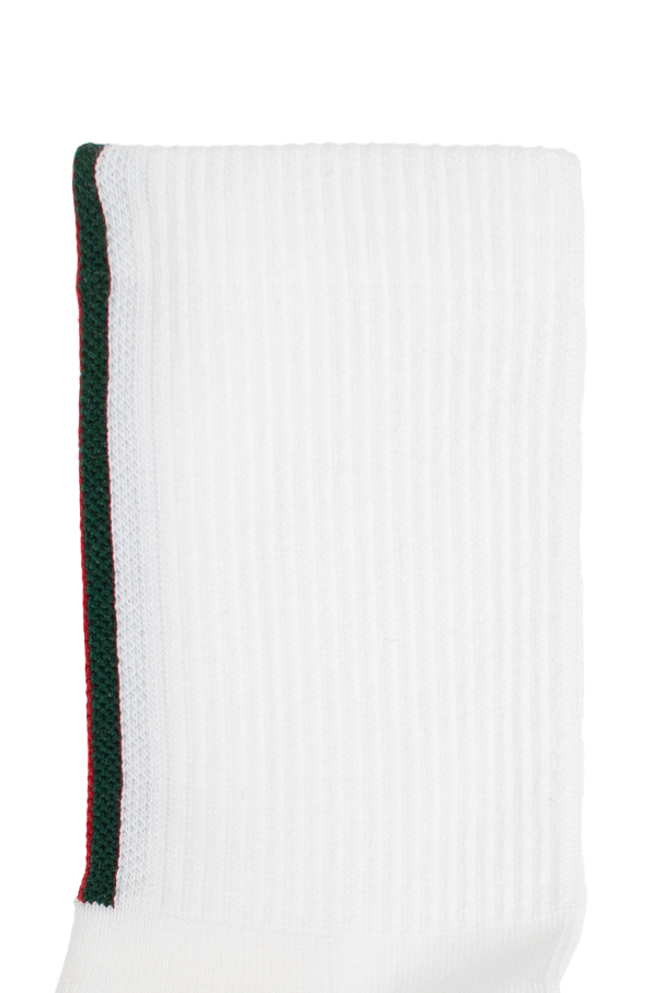 Gucci Kids Socks with 'Web' stripe motif