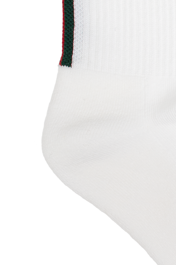 Gucci Kids Socks with 'Web' stripe motif