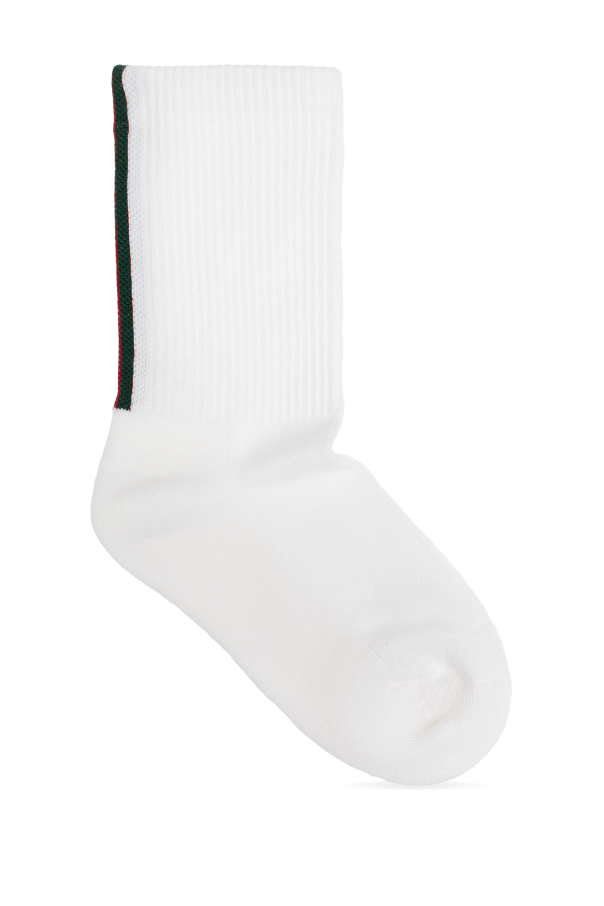 Gucci Kids Socks with 'Web' stripe motif