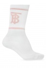 Burberry WHITE Logo socks