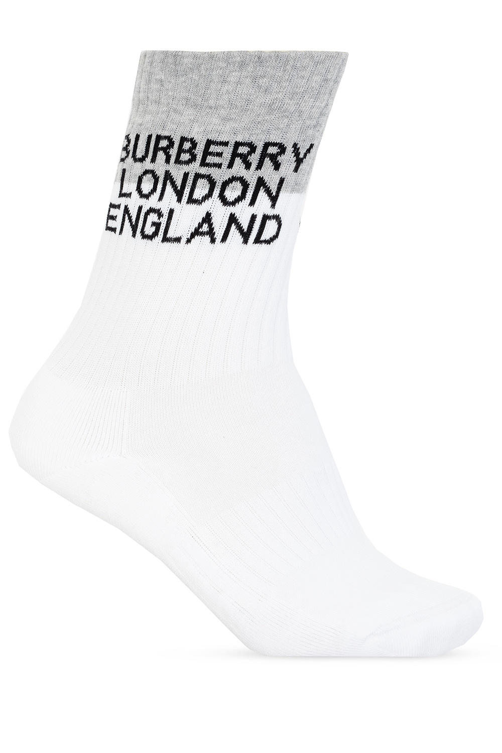 White Socks with logo Burberry - Vitkac France
