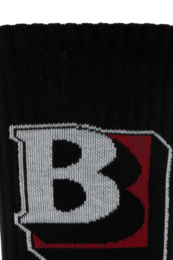 burberry Sports Socks with logo