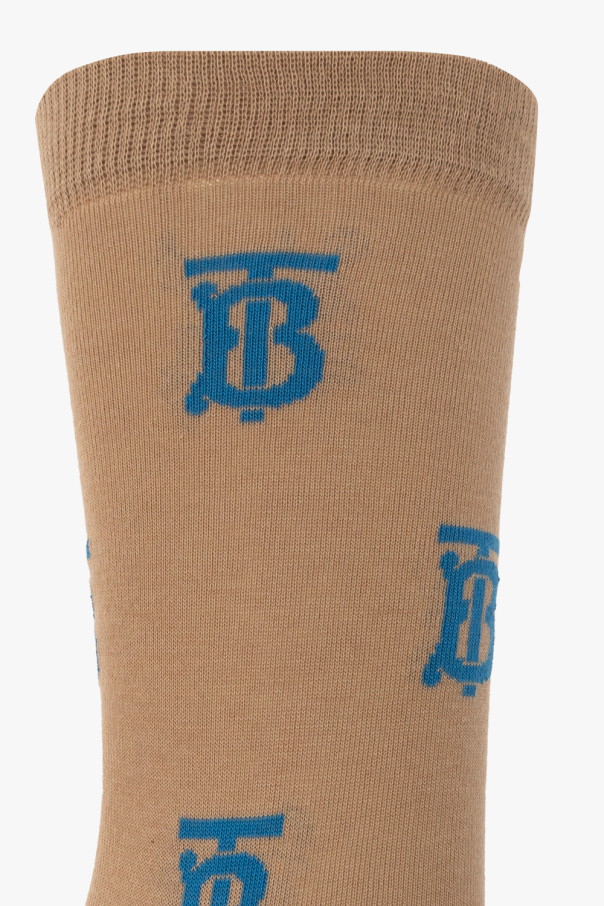 Burberry Chinach Socks with logo