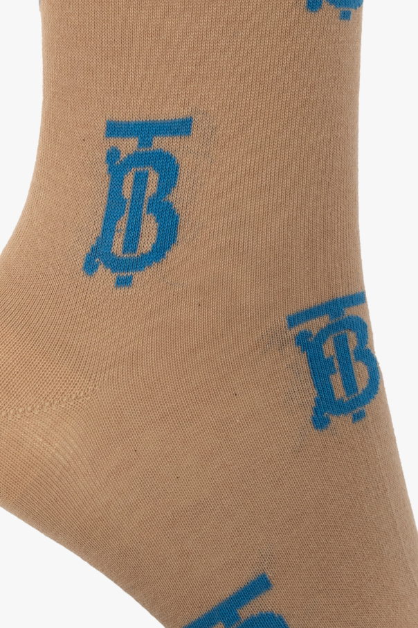 Burberry Chinach Socks with logo