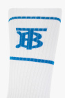 Burberry WHITE Socks with logo