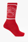 Burberry RED Socks with logo