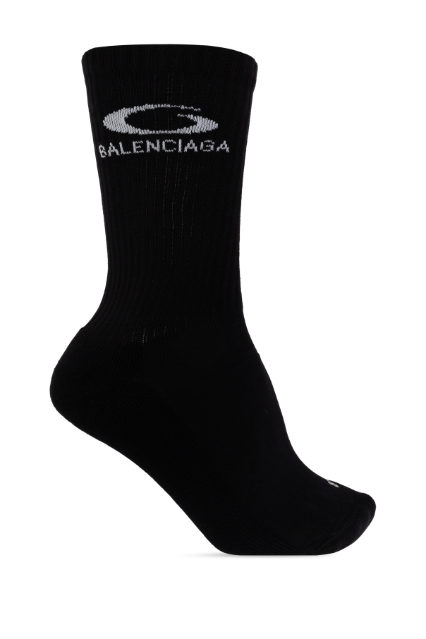 Balenciaga Socks with embroidered logo