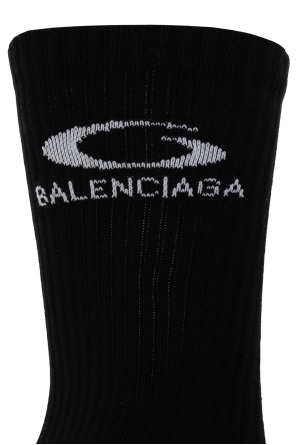 Socks with embroidered logo od Balenciaga