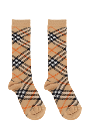 Socks with check pattern od Burberry Kids