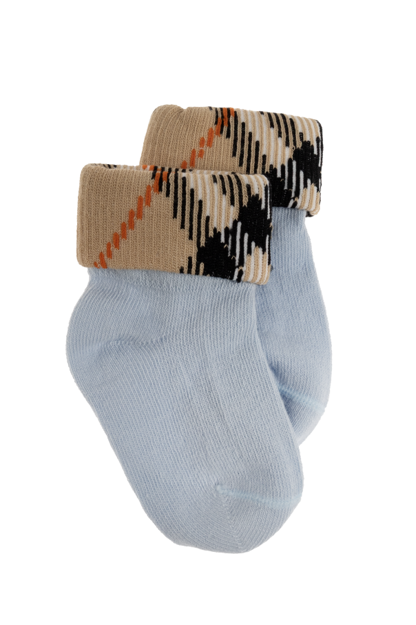 Burberry Kids 2-pack of cotton socks