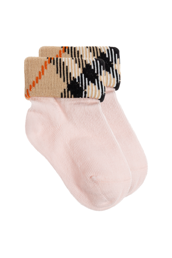 Burberry Kids Pack doble de calcetines de algodón