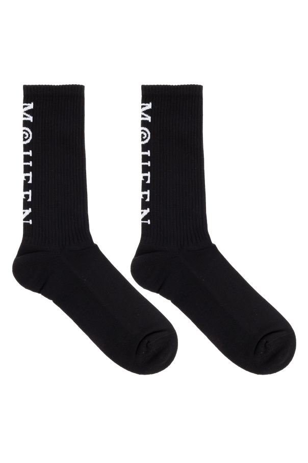 Alexander McQueen Baumwollsocken mit Logo
