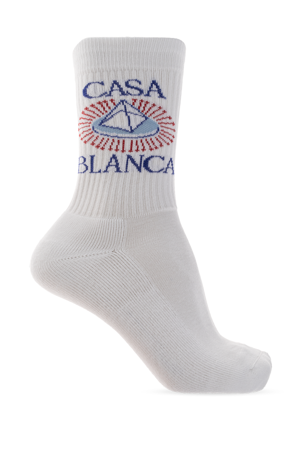 Cotton Logo Socks od Casablanca