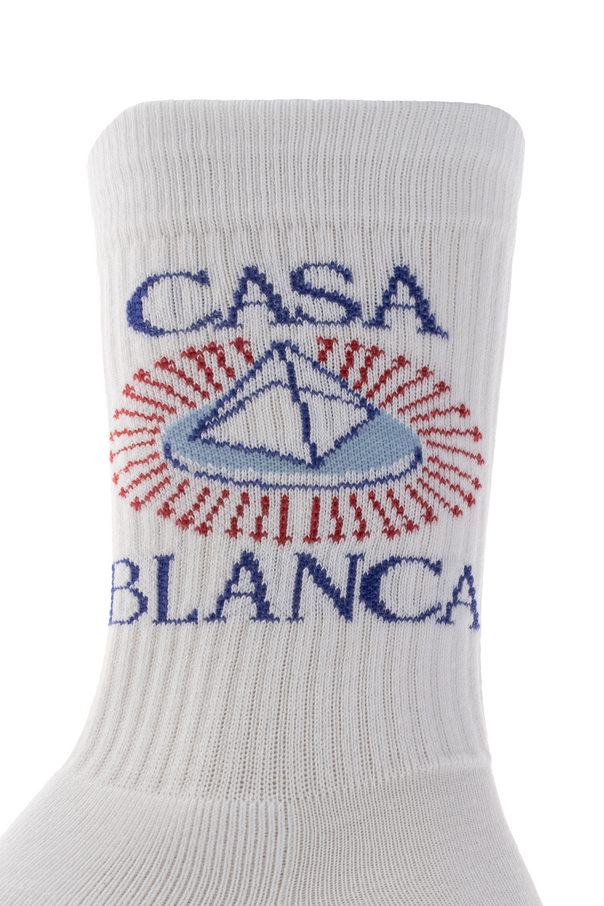 Casablanca Baumwollsocken mit Logo