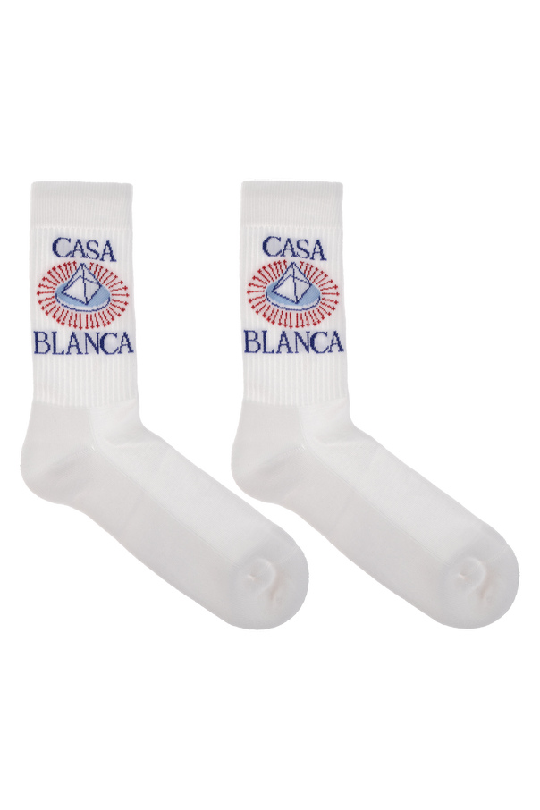 Casablanca Baumwollsocken mit Logo