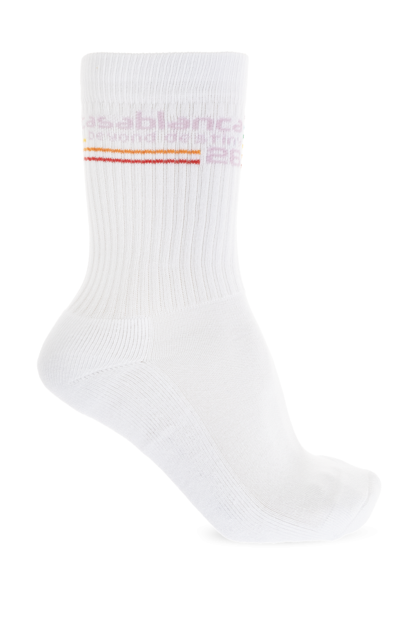 Casablanca Socks with logo