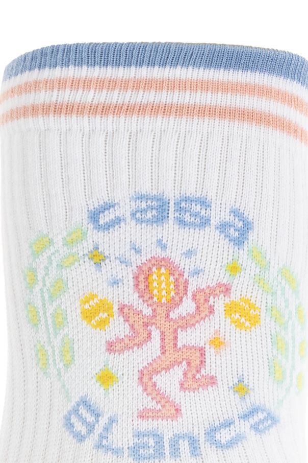Casablanca Socks with logo
