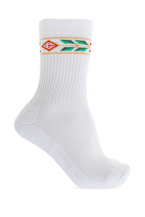 Casablanca Socks with logo