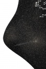 Ganni BLACK Lurex socks