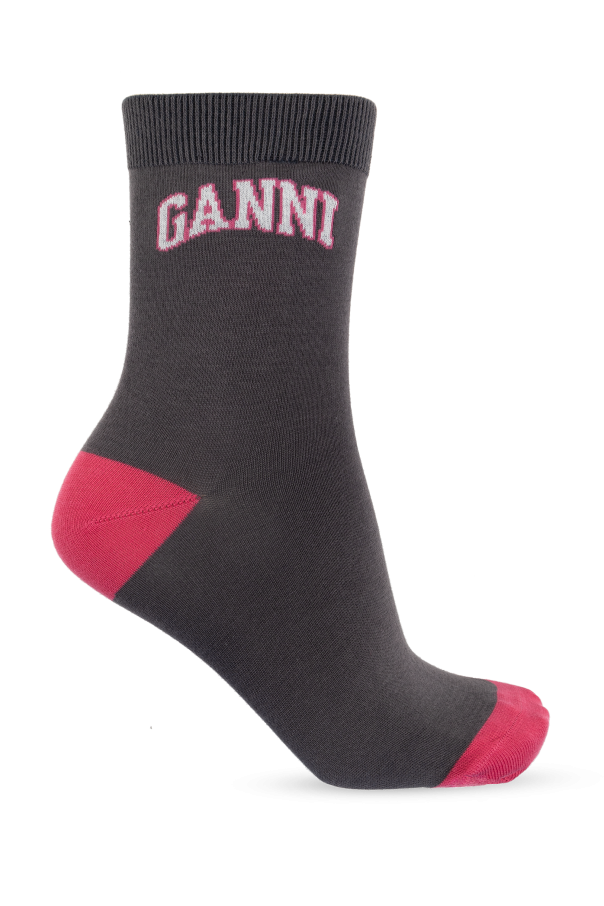 Ganni Socks with logo