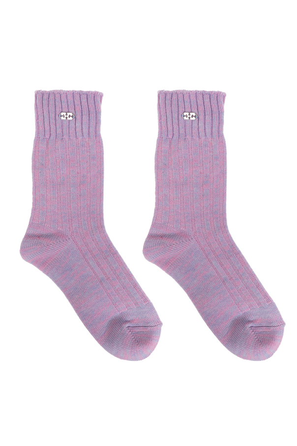 Ganni Socks with logo