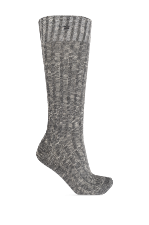 Socks with lurex thread