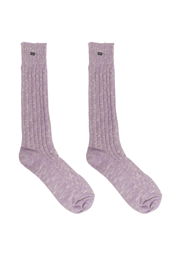 Ganni Socks with lurex thread