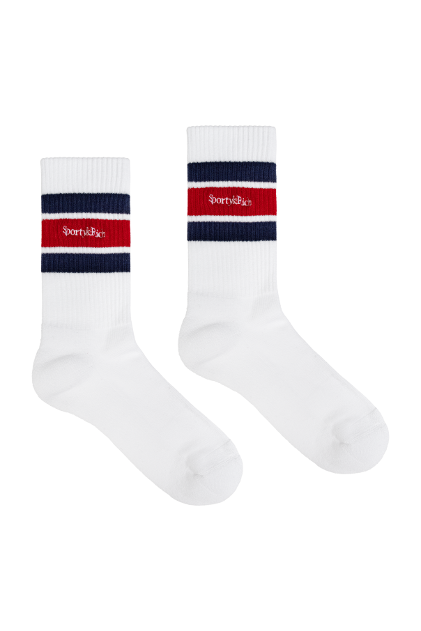 Sporty & Rich Ribbed Socks