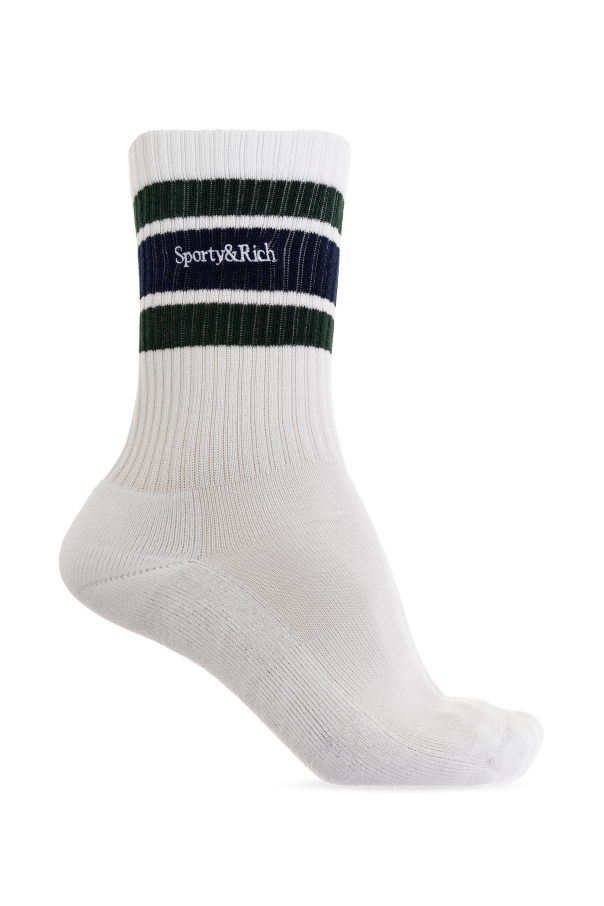 Cotton socks with logo od Sporty & Rich
