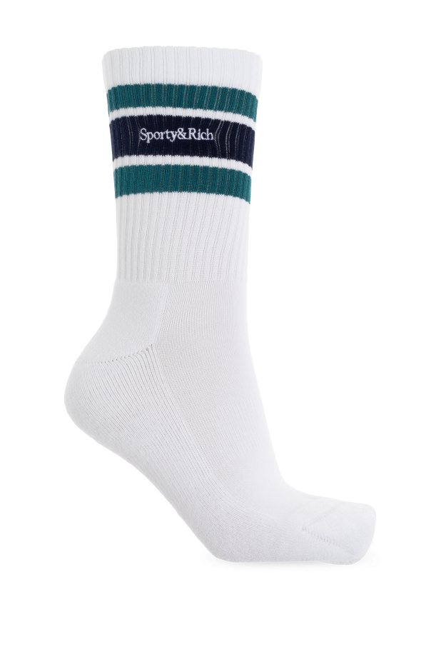 Cotton socks with logo od Sporty & Rich