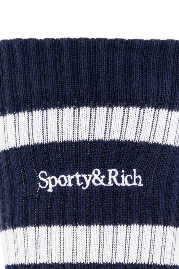 Sporty & Rich Ribbed Socks