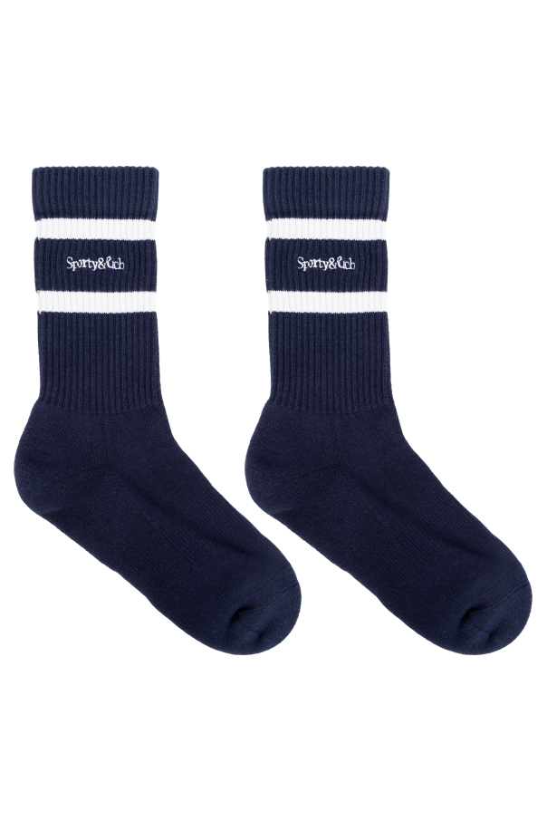 Sporty & Rich Ribbed Socks