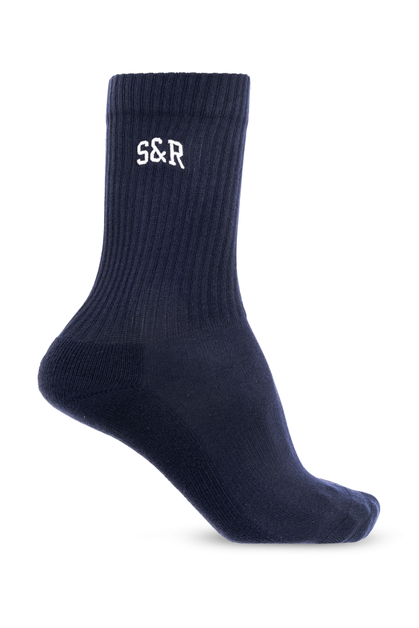 Cotton socks with logo od Sporty & Rich