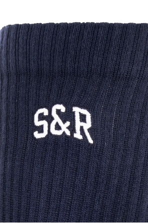 Cotton socks with logo od Sporty & Rich