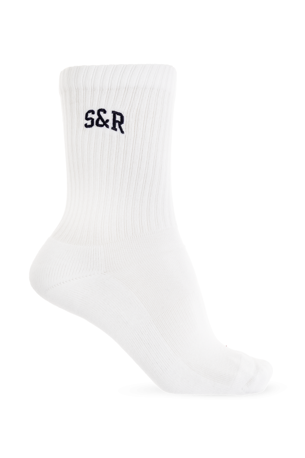 Cotton socks with logo od Sporty & Rich