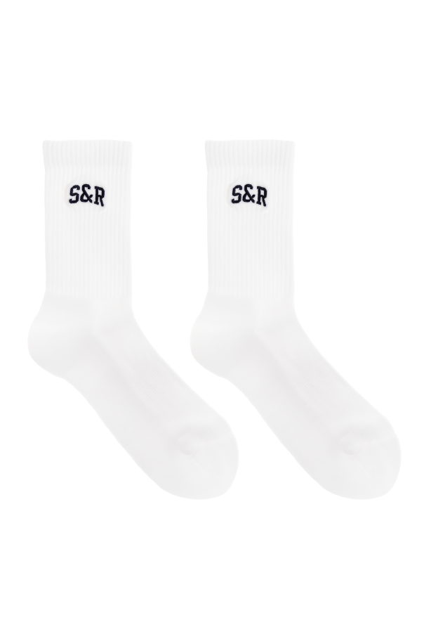 Sporty & Rich Baumwollsocken mit Logo