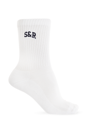 Cotton socks with logo od Sporty & Rich