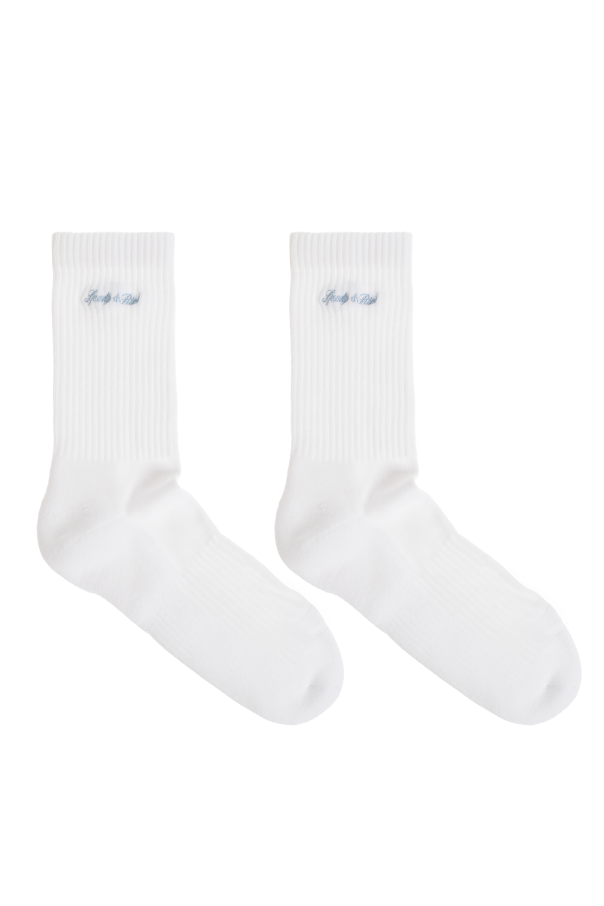 Sporty & Rich Socks with logo